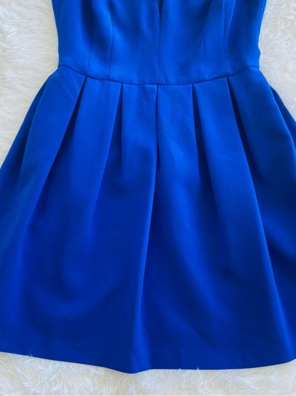 🤍New! Halo Royal Blue Spaghetti Strap Mini Dress - Picture 4 of 8